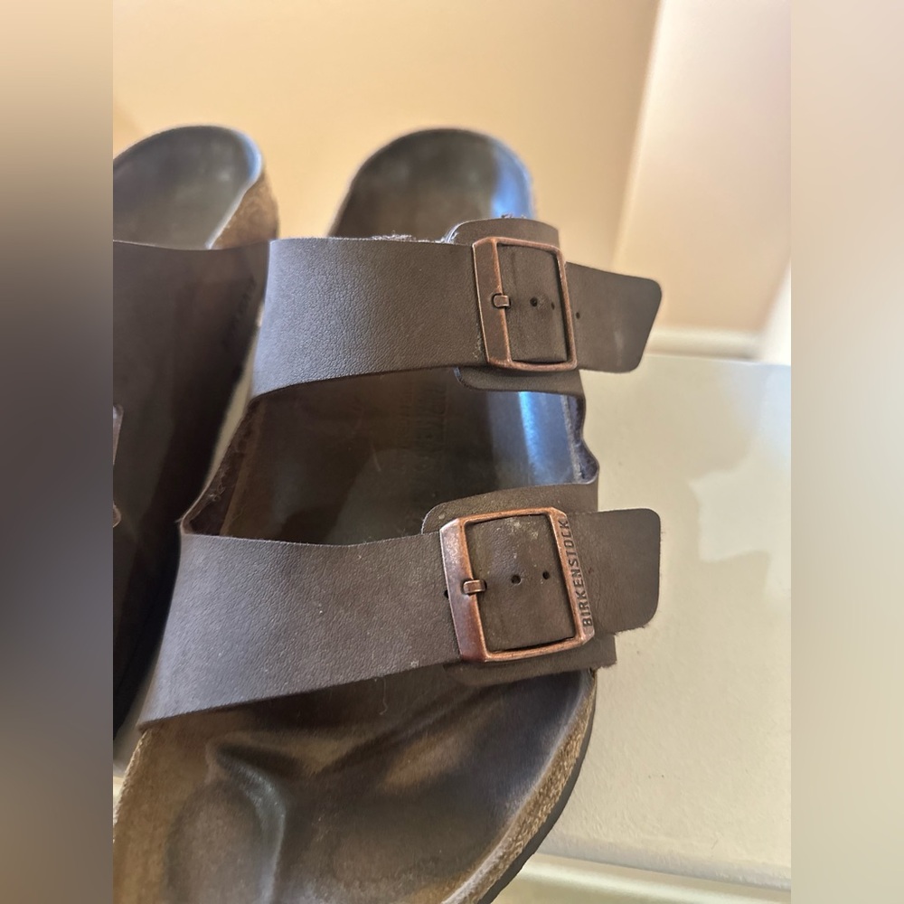 Men’s BIRKENSTOCK Brown Classic.  Size 46. - Picture 10 of 13